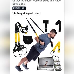TRX Yellow and Black Suspension Training Kit